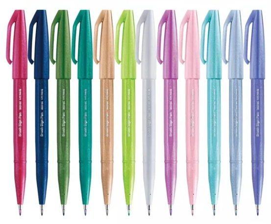 Pack Pentel Touch Pastel